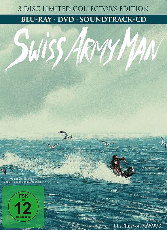 Swiss Army Man [Mediabook, + DVD + CD] Blu-ray Disc