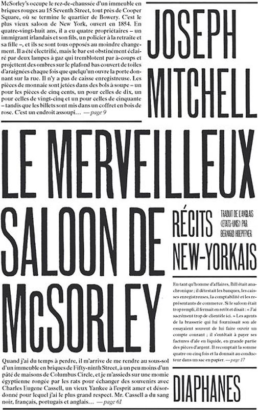 Le Merveilleux saloon de McSorley