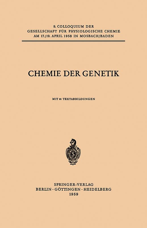 Chemie der Genetik