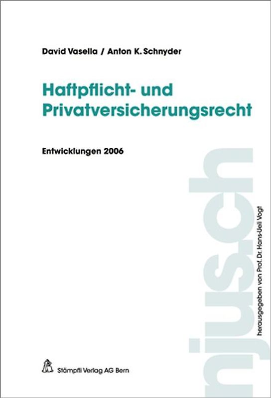 Haftpflicht- und Versicherungsrecht