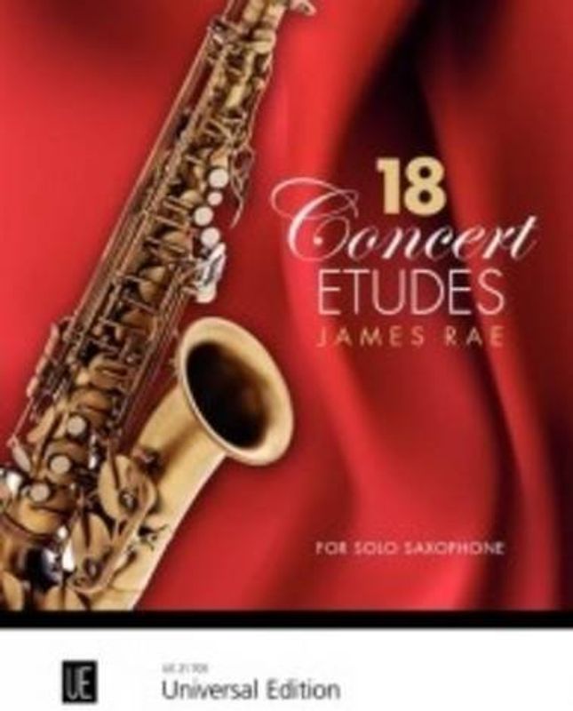 18 Concert Etudes: Abwechslungsreiche Konzertstücke von Barock bis Funk. für Saxophon.