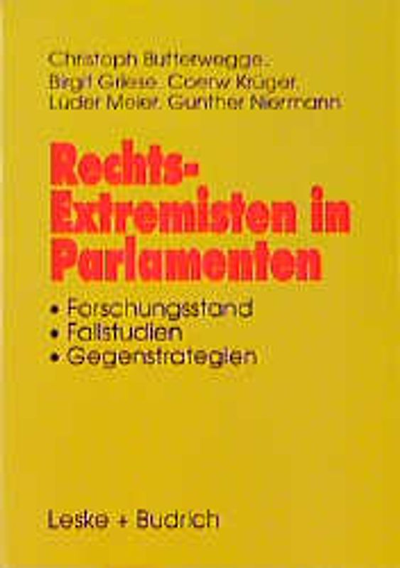 Rechtsextremisten in Parlamenten