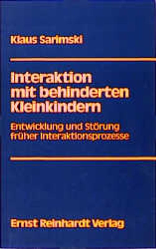 Interaktion mit behinderten Kleinkindern