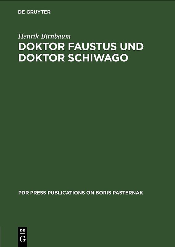 Doktor Faustus und Doktor Schiwago