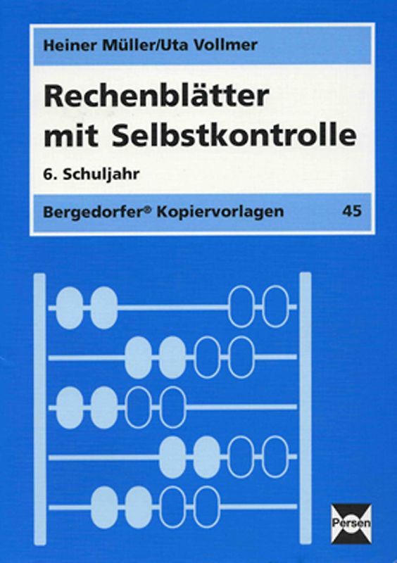 Rechenblätter mit Selbstkontrolle - 6. Klasse