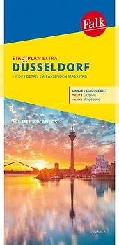 Falk Stadtplan Extra Düsseldorf 1:20.000