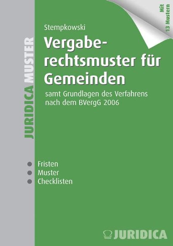 Vergaberechtsmuster für Gemeinden