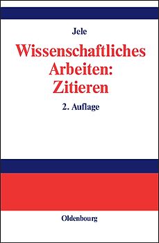Wissenschaftliches Arbeiten: Zitieren