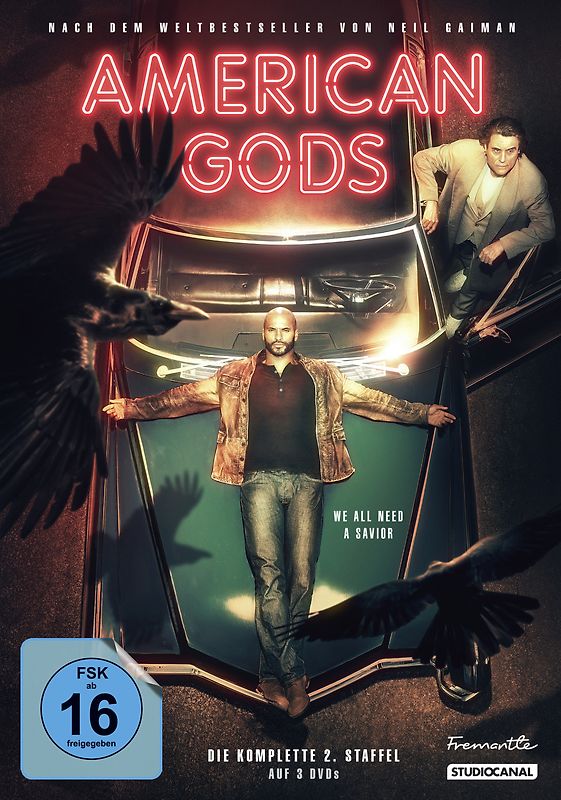 American Gods - Die komplette 2. Staffel [Collector's Edition, 3 DVDs] DVD