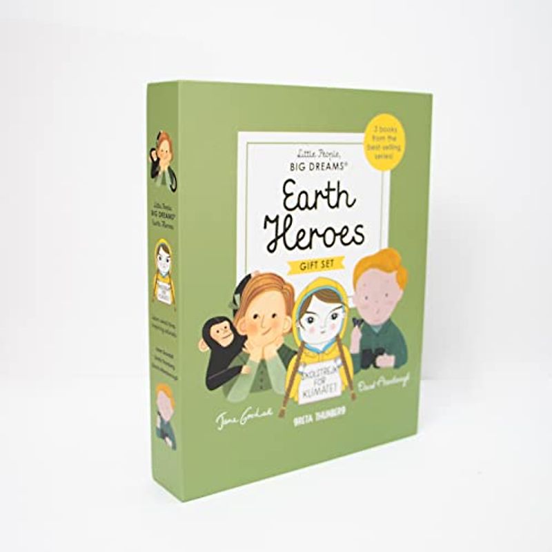 Earth Heroes Boxset: 3 books from the best-selling series! Jane Goodall - Greta Thunberg - David Attenborough (Little People, BIG DREAMS)