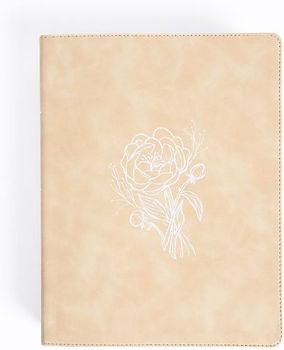 CSB Illustrator's Notetaking Bible, Large Print Edition, Cream Leathertouch