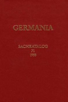 Sachkatalog der Bibliothek, Zugänge 1992. Beiheft zu Germania 71, 1993