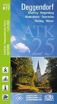 ATK25-K17 Deggendorf (Amtliche Topographische Karte 1:25000)