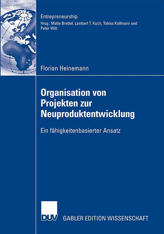 Organisation von Projekten der Neuproduktentwicklung