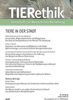 TIERethik (18. Jahrgang 2026/1)