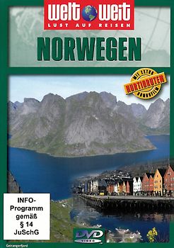 Norwegen mit Bonusfilm "Hurtigruten" (Reihe: welt weit) Gesamtlänge: ca. 82 Min. DVD