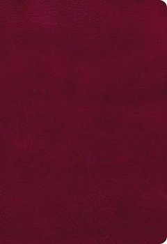 NASB Super Giant Print Reference Bible, Burgundy Leathertouch, Indexed