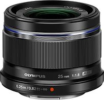Image of Olympus 25 mm F1.8 46 mm filter (geschikt voor Micro Four Thirds) zwart (Refurbished)
