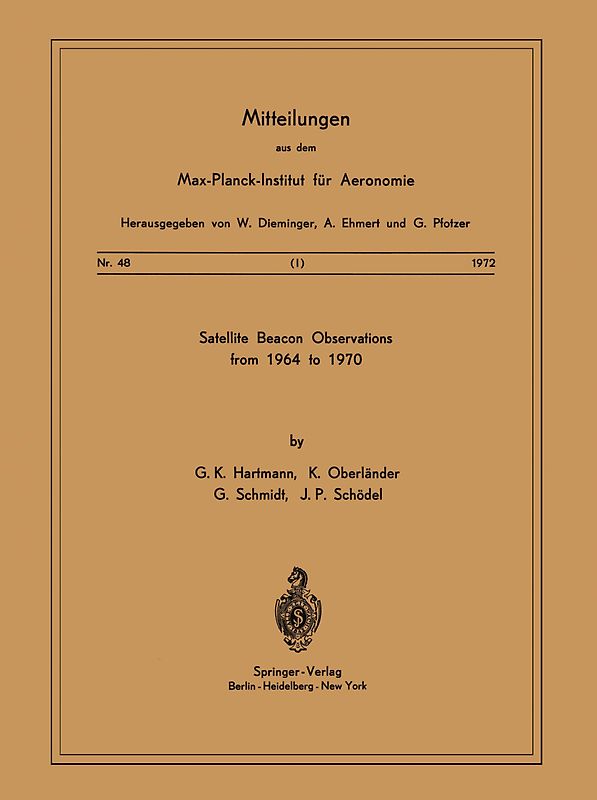 Satellite Beacons Observations from 1964 to 1970