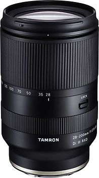 Tamron 28-200 mm F2.8-5.6 Di RXD III 67 mm Objectif (adapté à Sony E-mount) noir