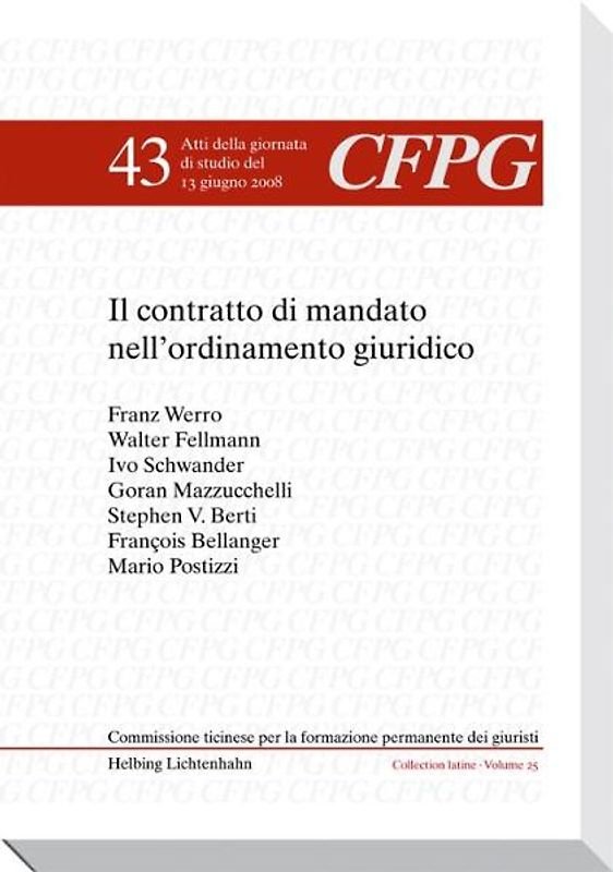 Il contratto di mandato nell'ordinamento giuridico