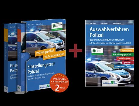 Sparpaket – Einstellungstest + Auswahlverfahren Polizei