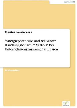 Synergiepotentiale und relevanter Handlungsbedarf im Vertrieb bei Unternehmenszusammenschlüssen