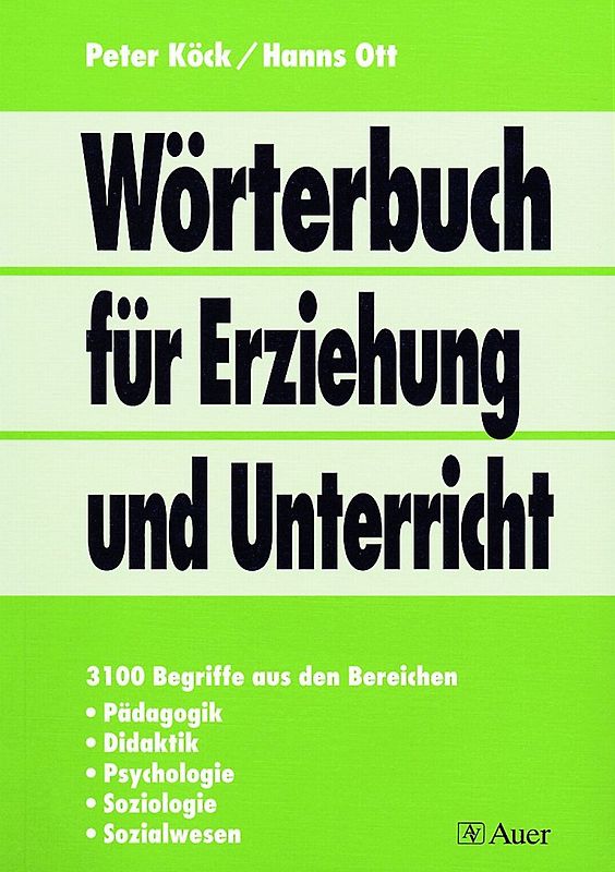 Wörterbuch für Erziehung und Unterricht