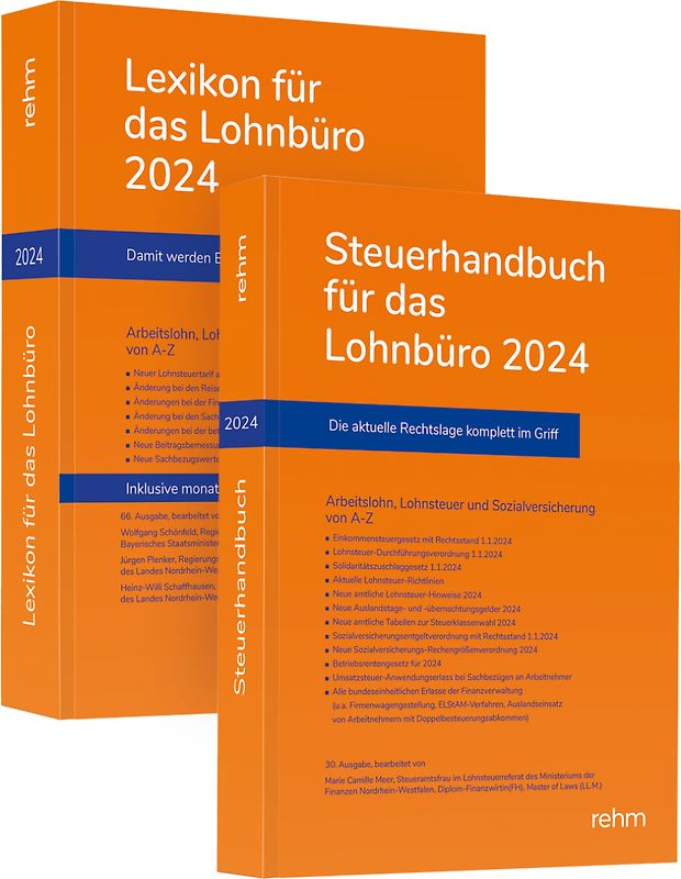Buchpaket Lexikon für das Lohnbüro und Steuerhandbuch 2024
