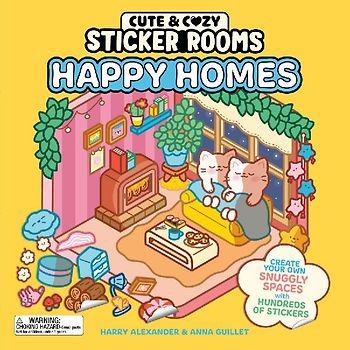 Cute & Cozy Sticker Rooms: Happy Homes