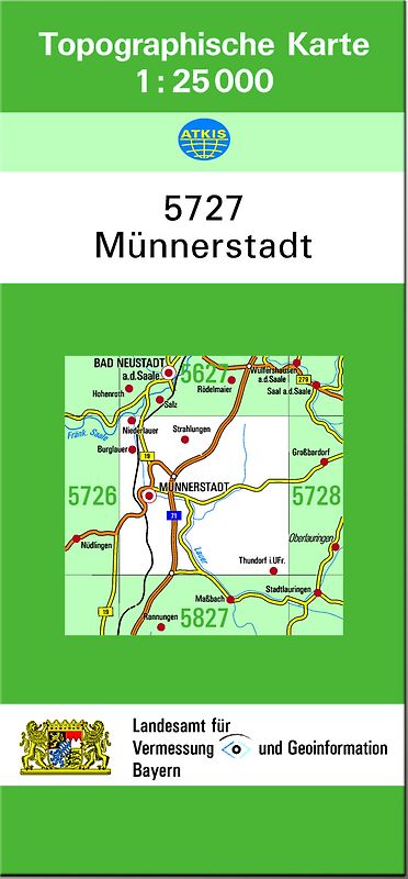 TK25 5727 Münnerstadt