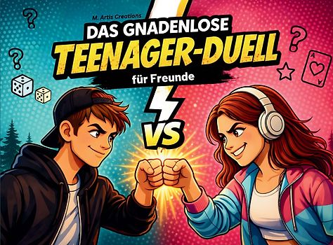 Das gnadenlose Duell-Buch für Teenager - 1 gegen 1 Spiele für Teenies