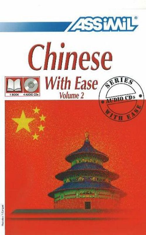 Pack CD Chinese 2 with Ease (Book + CDs): Chinese 2 Self-Learning Method (Assimil)
