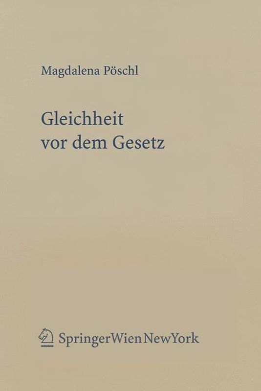 Gleichheit vor dem Gesetz