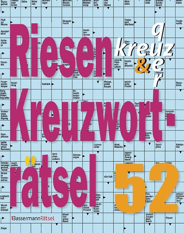 Riesen-Kreuzworträtsel 52