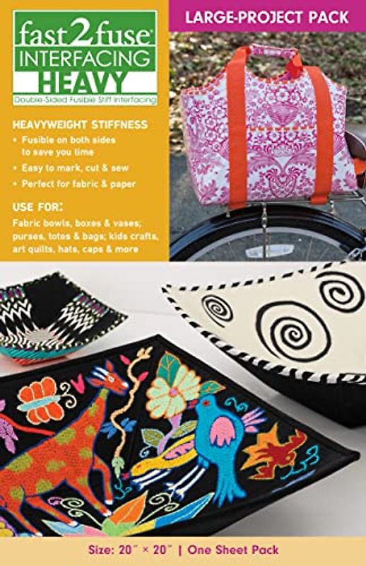 Fast2fuse Heavy 20 X 20: Double-sided Fusible Stiff Interfacing