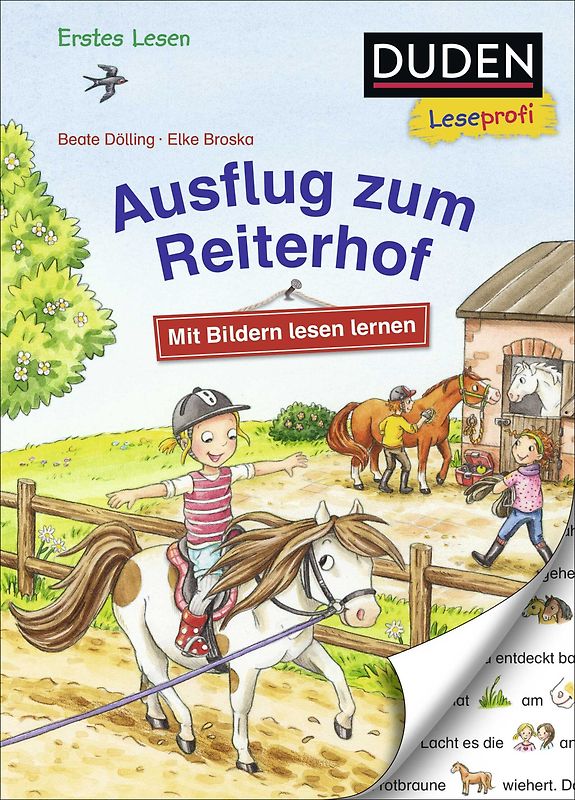 Duden Leseprofi – Mit Bildern lesen lernen: Ausflug zum Reiterhof, Erstes Lesen