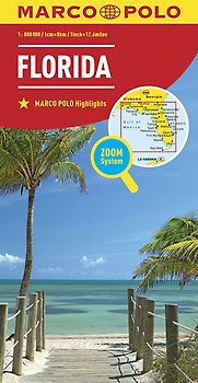 MARCO POLO Kontinentalkarte Florida 1:800.000