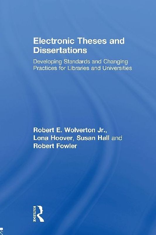 Electronic Theses and Dissertations