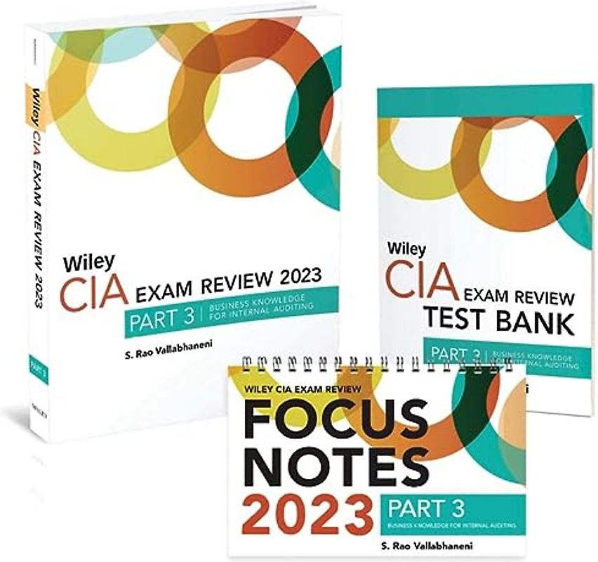 Wiley CIA 2023: Exam Review + Test Bank + Focus Notes, Practice of Internal Auditing Set (Wiley CIA, 3)