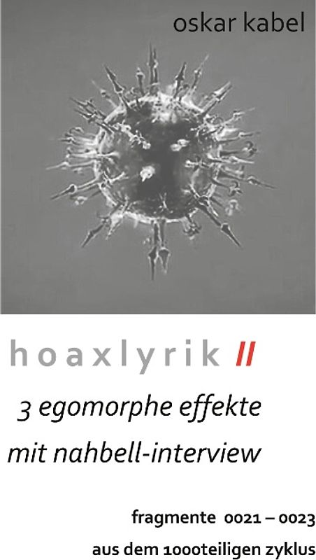 Hoaxlyrik II - 3 egomorphe Effekte mit Nahbell-Interview