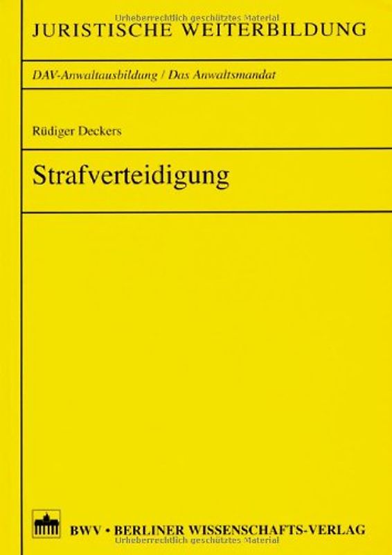 Strafverteidigung