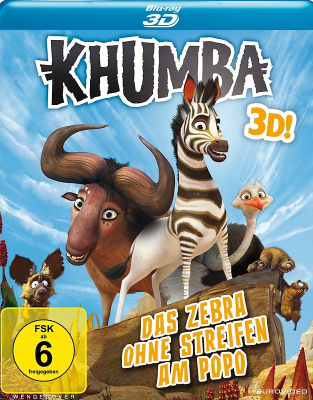 Khumba - Das Zebra ohne Streifen am Popo 3D 3D Blu-ray Disc