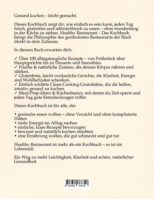 Healthy Restaurant – Das Kochbuch