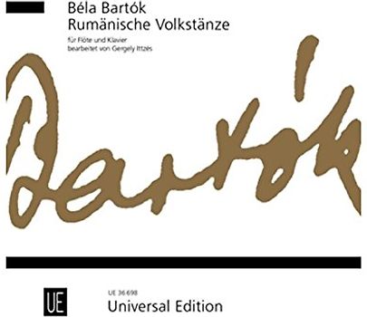 Rumänische Volkstänze: für Flöte und Klavier.