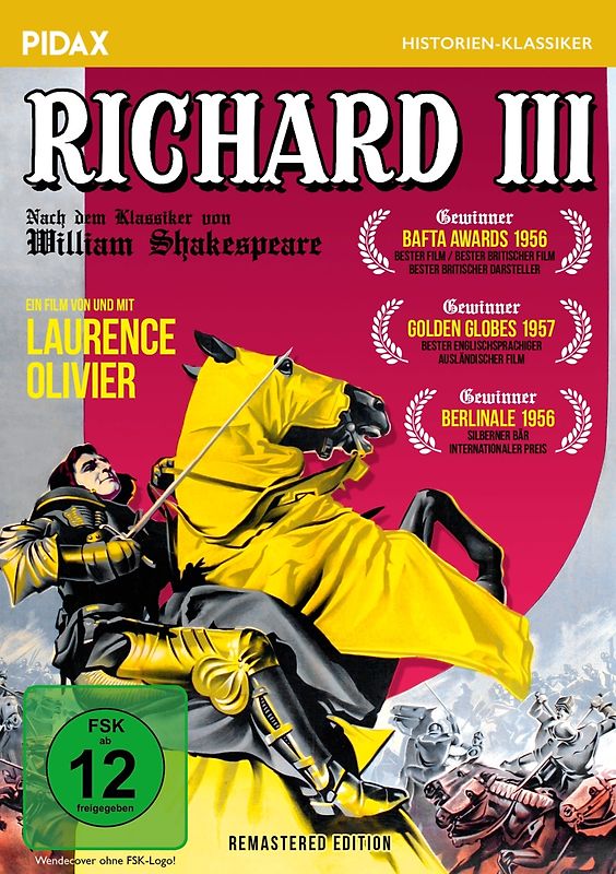 Richard III - Remastered Edition DVD