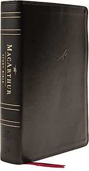 Nasb, MacArthur Study Bible, 2nd Edition, Leathersoft, Black, Thumb Indexed, Comfort Print