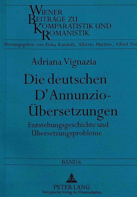 Die deutschen D'Annunzio-Übersetzungen