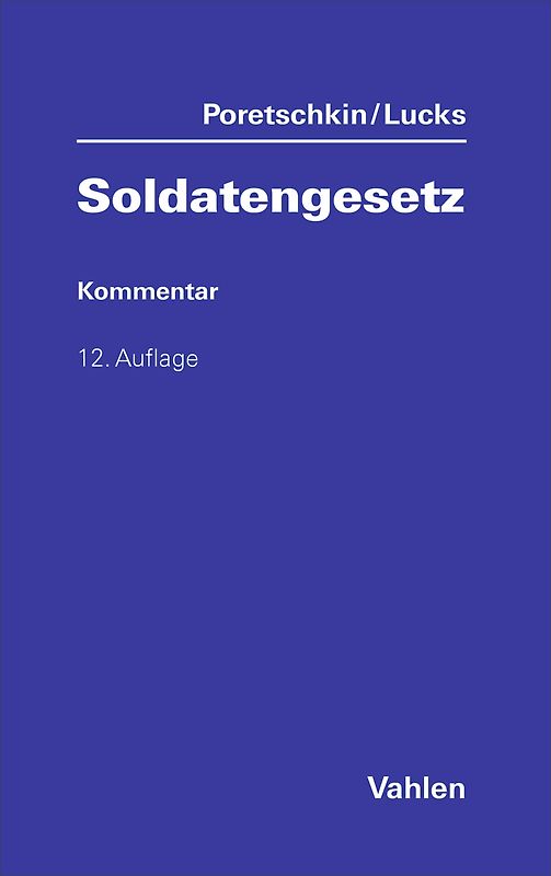 Soldatengesetz. SG