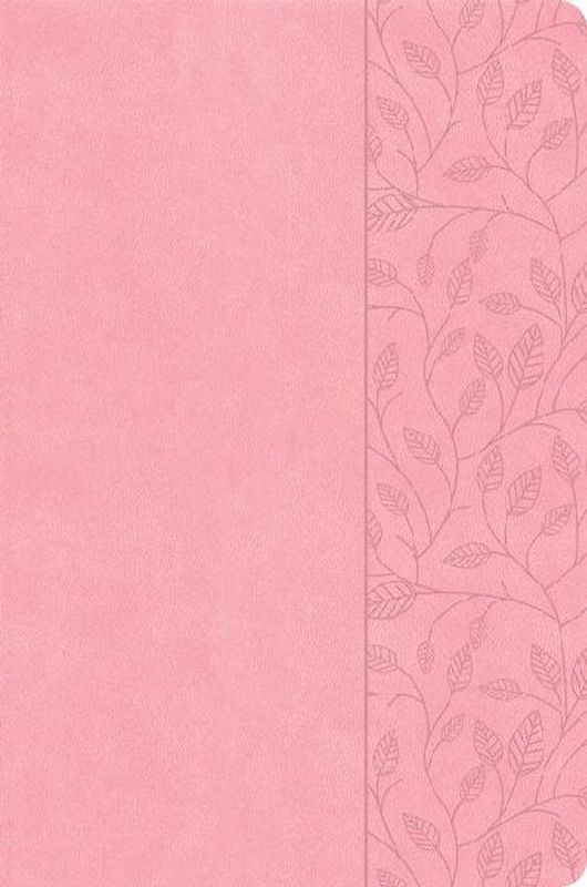 CSB Large Print Thinline Bible, Value Edition, Soft Pink Leathertouch